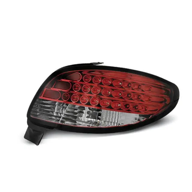 Solde Éclairage LED Rouge Blanc Arrière pour Peugeot 206 1998