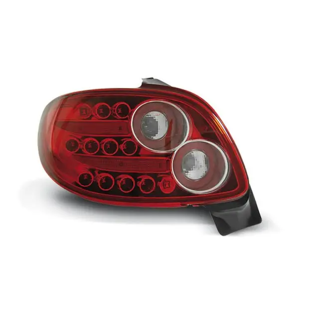 Populaire Feu arrière LED Rouge Blanc pour Peugeot 206 10.98