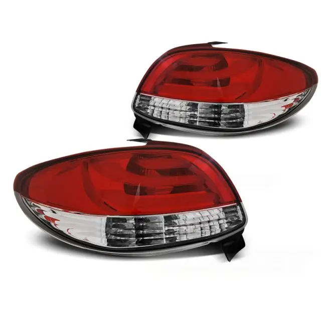 Barre LED Rouge Blanche Avant pour Peugeot 206 10.98 Dernier Modèle