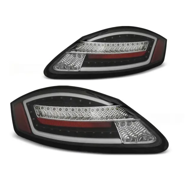 Feux Arrière LED Noirs SEQ pour Porsche Boxster/Cayman 987 05-08 Must-Have