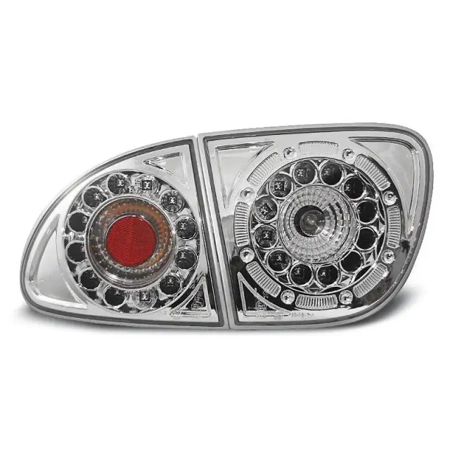 Feux Arrière LED Chromés pour Seat Leon 1999-2004 Prix Bas