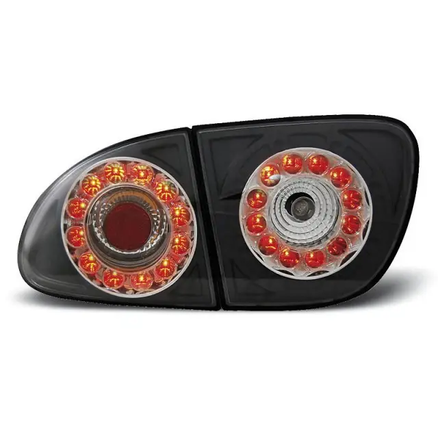 Meilleur Prix Feux Arrière À LED Noirs Pour Seat Leon 1999-2004