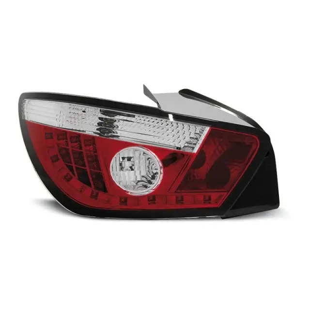 Feux Arrière LED Rouge Blanc pour Seat Ibiza 6J 3D 06-08 Dernier Modèle