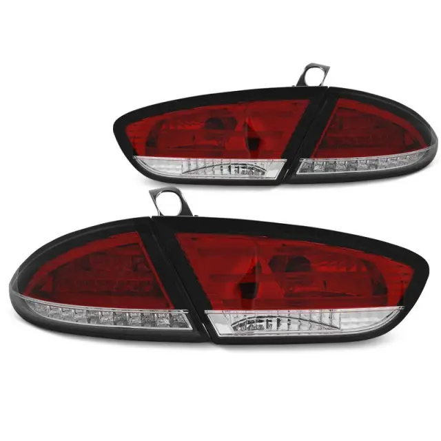 Feux Arrière LED Rouge Blanc pour Seat Leon 2003-2012 Bon Plan