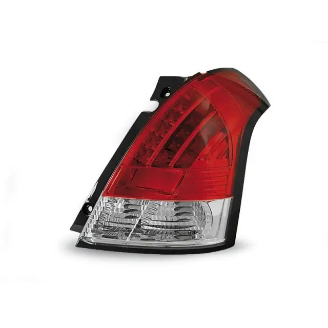 Réduction Feux Arrière LED Pour Suzuki Swift 2005-2010 Rouge Blanc