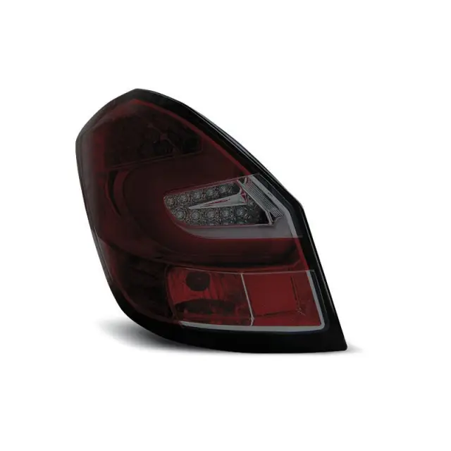 Feux Arrière Led Fumé Rouge pour Skoda Fabia II 2007-2014 Promotion Saisonnière