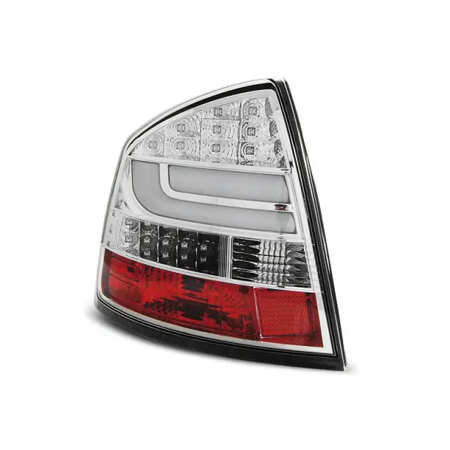 Petit Prix Feux Arrière LED Chrome pour Skoda Octavia II Sedan 04-12