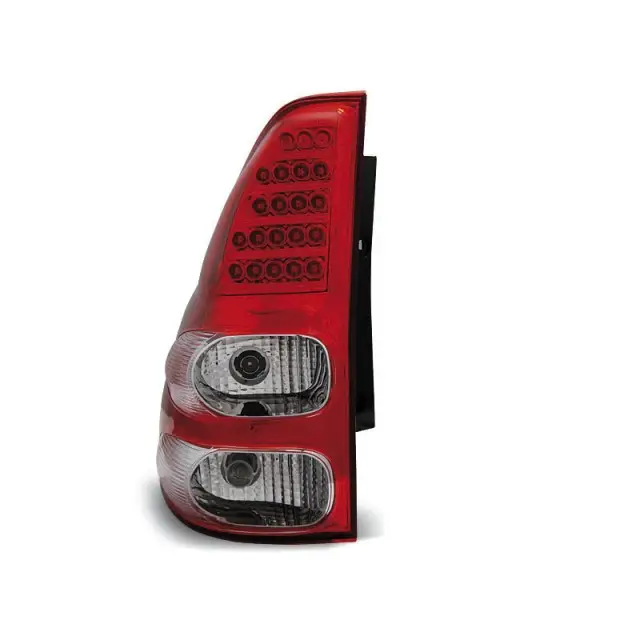 Haute Qualité Feu Arrière LED Rouge Blanc pour Toyota Land Cruiser 120 2003-2009