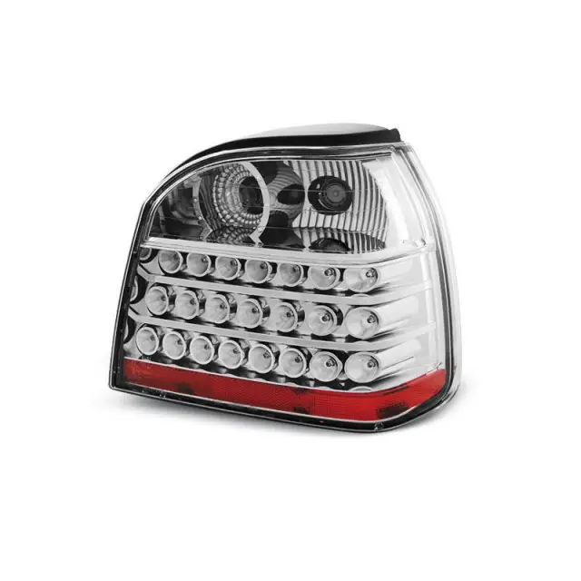 Livraison Gratuite Feux Arrière LED Chromés pour VW Golf 3 (09.91-08.97)