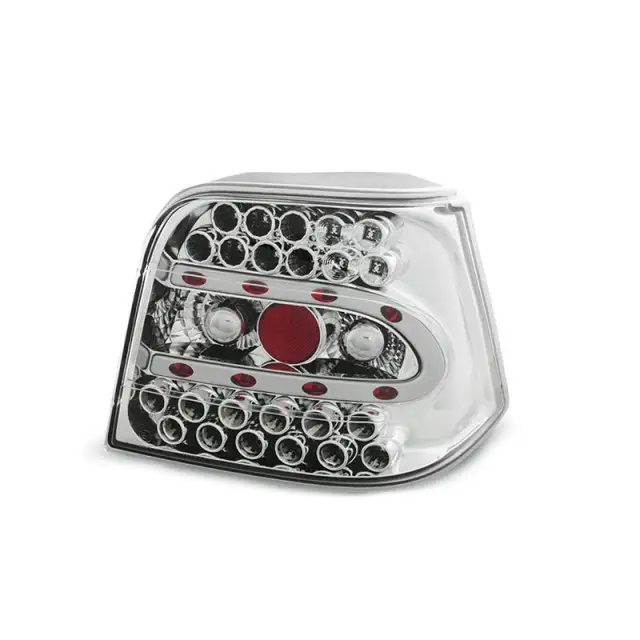 Feux Arrière LED Chromés pour VW Golf 4 1997-2003 Authentique