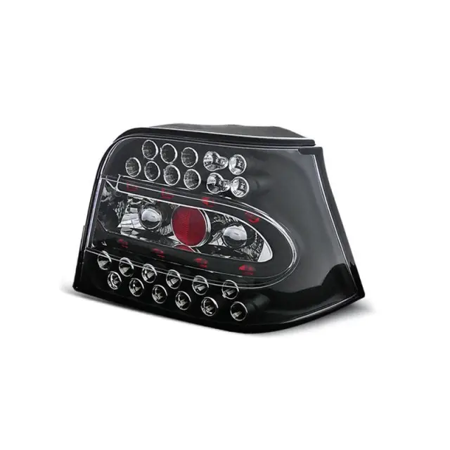 Expédition Rapide Feux Arrière LED Noirs pour VW Golf 4 09.97-09.03