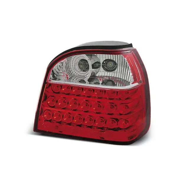 Marque Feux Arrière LED Rouge Blanc pour VW Golf 3 09.91-08.97