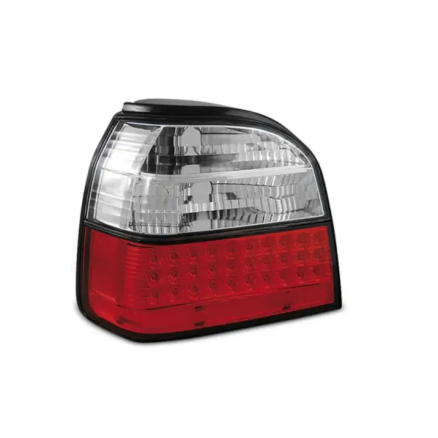 Feux Arrière À LED Rouge Blanc pour VW Golf 3 09.91-08.97 Prix Cassé