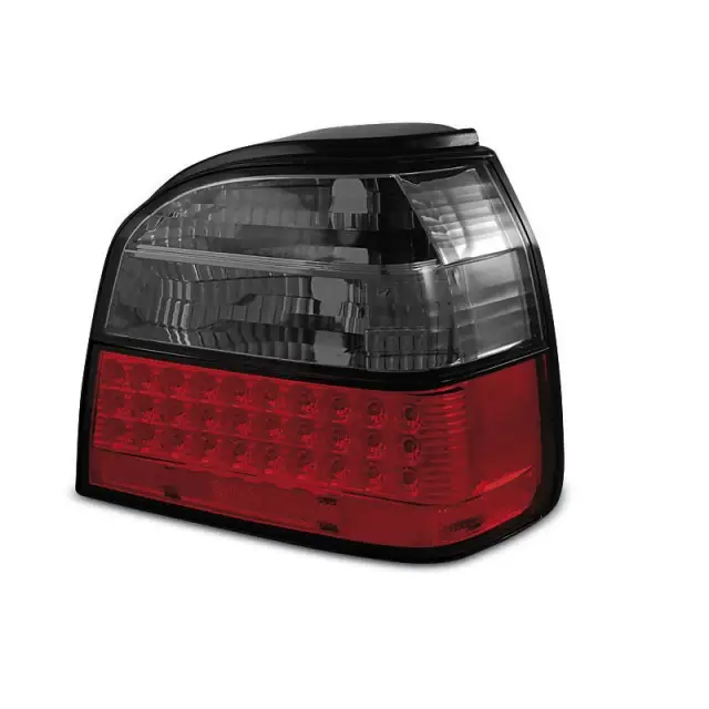 Haute Qualité Feux Arrière LED Fumé Rouge pour VW Golf 3 09.91-08.97