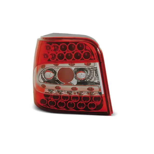 Meilleur Choix Feux Arrière LED Rouge Blanc pour VW Golf 4 09.97-09.03