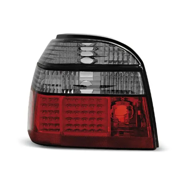 Feux Arrière LED Fumé Rouge pour VW Golf 3 09.91-08.97 Remise