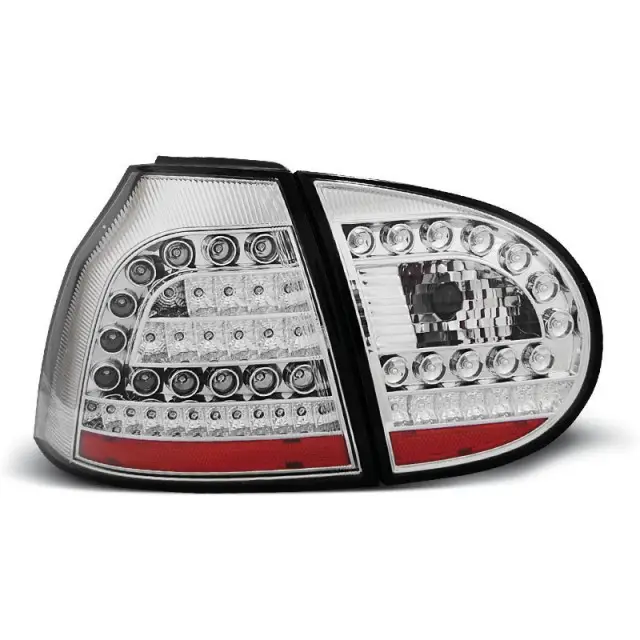 Bon Plan Feux Arrière LED Chromés pour VW Golf 5 10.03-09