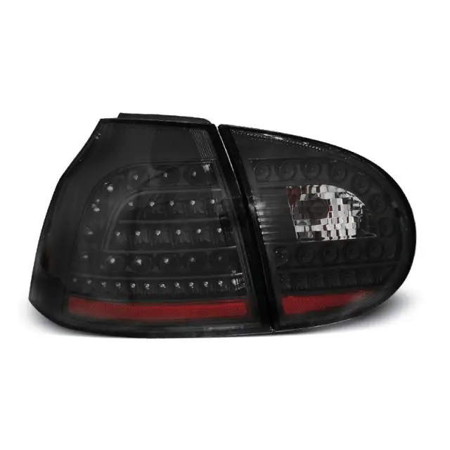 Feux Arrière À LED Noirs pour VW Golf 5 10.03-09 Vente Flash
