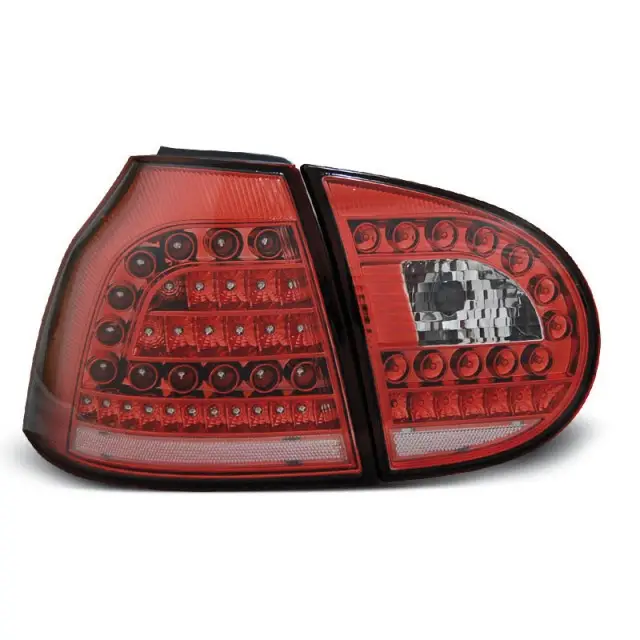 Feux Arrière LED Rouge Blanc pour VW Golf 5 10.03-09 Nouvelle Collection