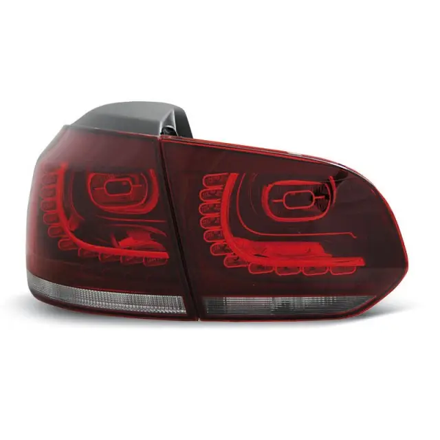 Solde Feux Arrière LED Rouge Blanc pour VW Golf 6 10.08-12
