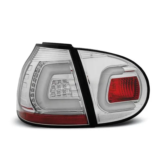 Prix Bas Feux Arrière À Barre LED Chrome Pour VW Golf 5 10.03-09