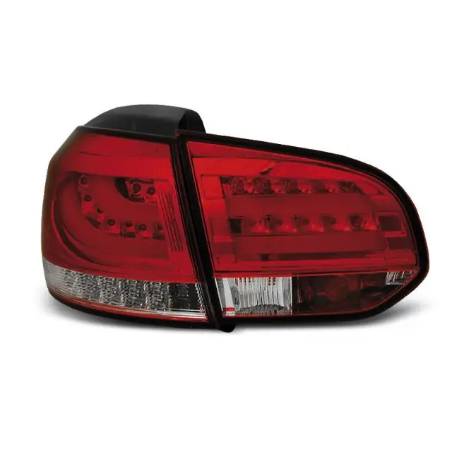 Meilleur Choix Feux Arrière À DEL Rouges Et Blanches Pour VW Golf 6 10.08-12