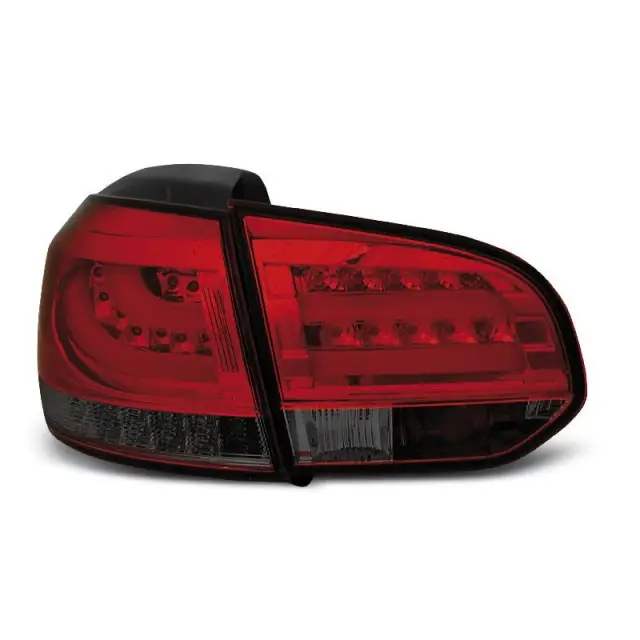 Petit Prix Feux Arrière LED Fumé Rouge pour VW Golf 6 2008-2012
