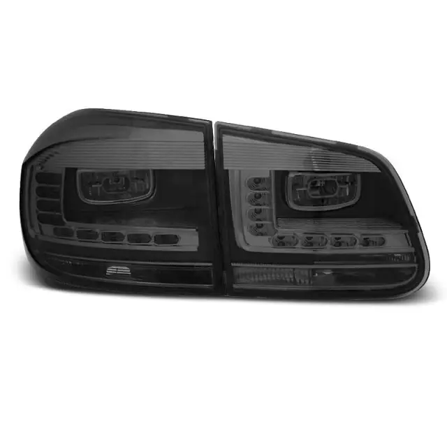 Feux Arrière À LED Fumés Pour VW Tiguan 07-15 Expédition Rapide