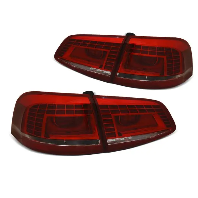 Vente Directe Feux Arrière À Led Rouge Blanc Pour VW Passat B7 Variant 10.10-10.14