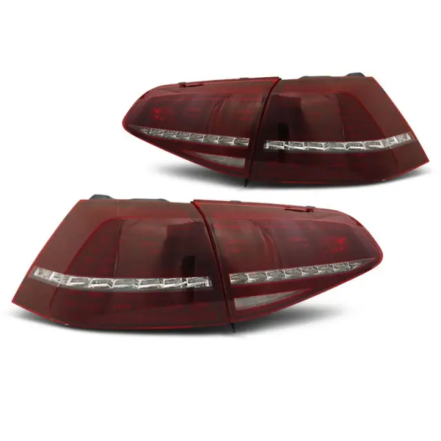 Nouvelle Collection Feux Arrière LED Sport Rouge Blanc Séquentiels pour VW Golf 7 13-17