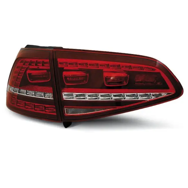 Feux Arrière LED Sport Rouge Blanc pour VW Golf 7 2013-2017 Prix Réduit