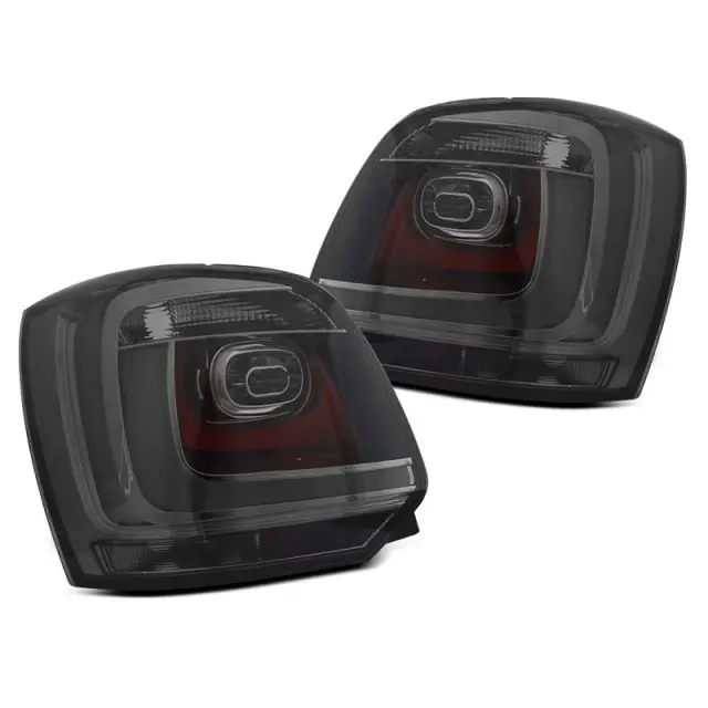 Feux Arrière À LED Fumés pour VW Polo 2009-2014 Meilleur Choix