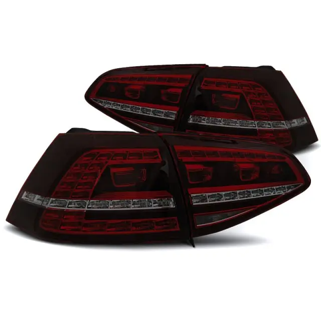 Feux Arrière LED Sport Fumé Rouge SEQ pour VW Golf 7 2013-2017 Authentique