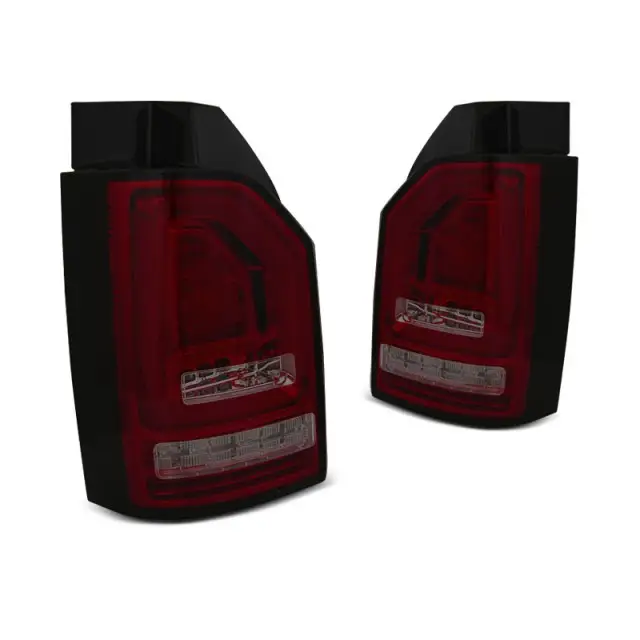 Feux Arrière LED Fumé Rouge SEQ pour VW T6 2015-2019 OEM Réduction
