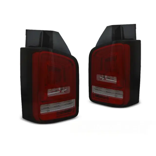 Feux Arrière À Barre Led Fumé Rouge Seq pour VW T6 2015-2019 Vente Directe