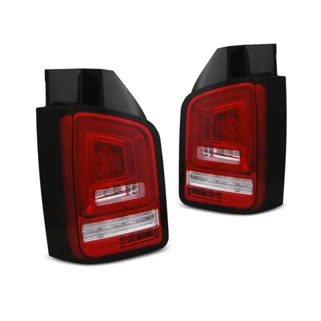Dernière Chance Feux Arrière À Del Séquencés Rouges Et Blanches Pour VW T5 04-09
