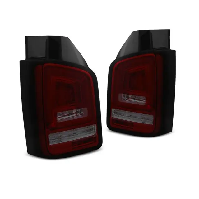 Satisfait Ou Remboursé Feux Arrière LED Fumé Rouge SEQ pour VW T5 2010-2015