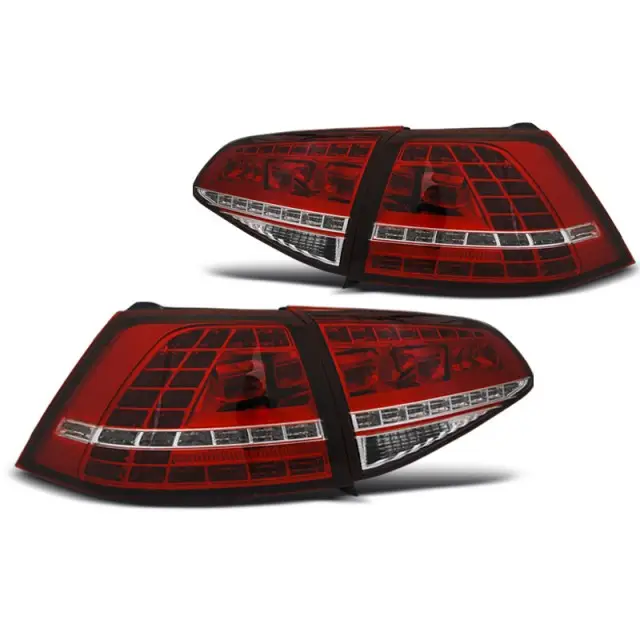 Commander Maintenant Feux Arrière LED Sport Rouge Blanc Séquentiels pour VW Golf 7 13-17