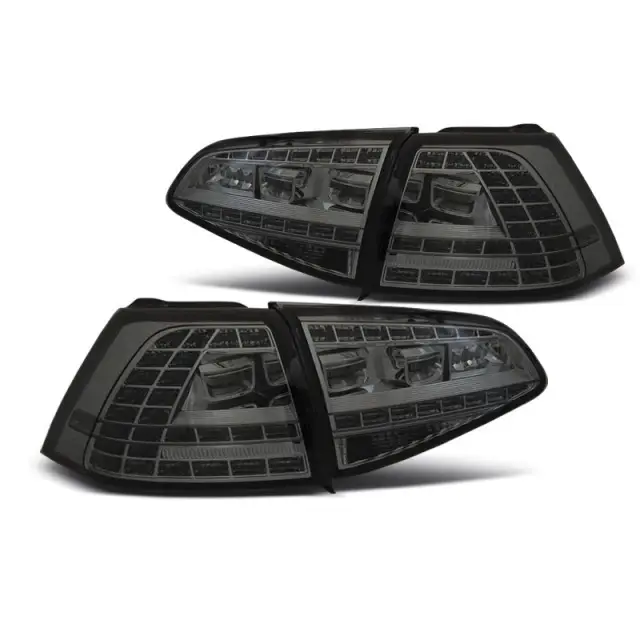 Feux Arrière LED Sport Fumé SEQ pour VW Golf 7 2013-2017 Haute Qualité