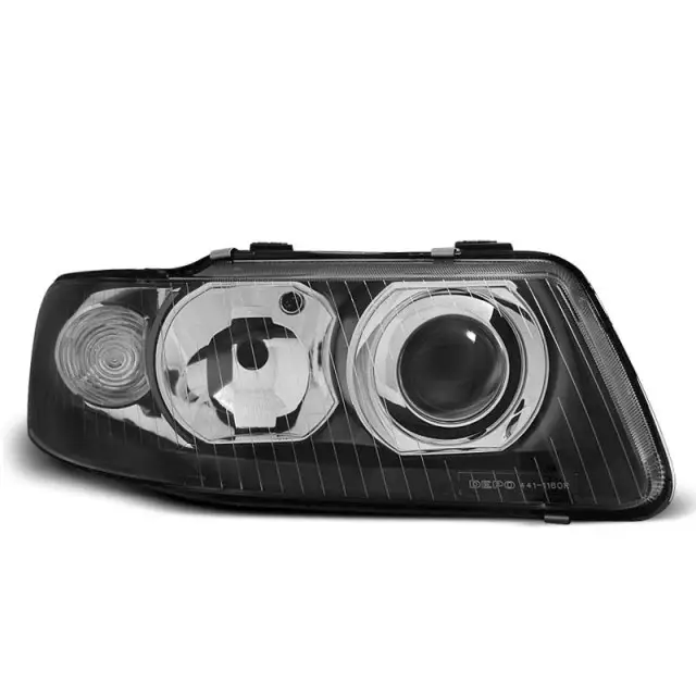 Meilleur Prix Phares Noirs Avant pour Audi A3 09.00-05.03