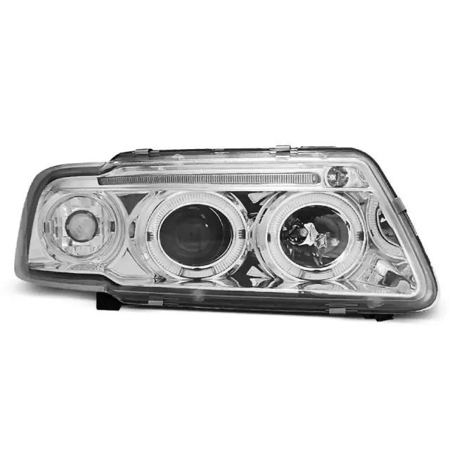 Phares Angel Eyes Chrome Avant pour Audi A3 8L 08.96-08.00 Commande En Gros