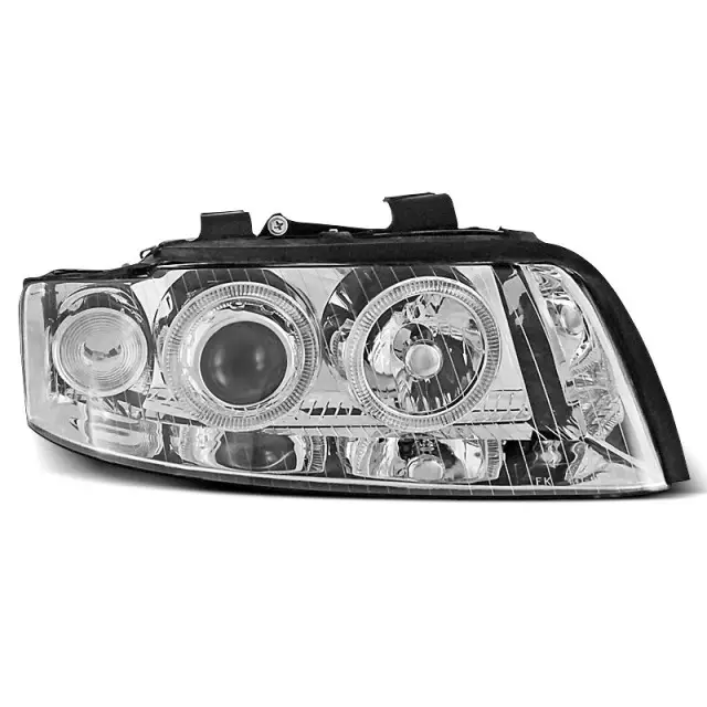 Vente Directe Phares Angel Eyes Chrome Avant pour Audi A4 2000-2004