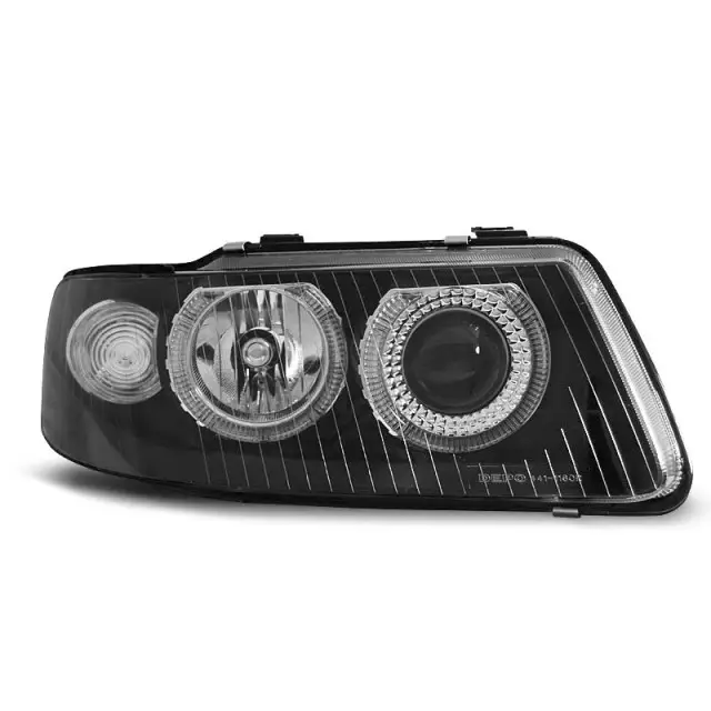 Phares Angel Eyes Noirs Avant pour Audi A3 09.00-05.03 Réduction