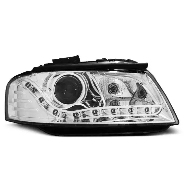 Phares De Jour Chrome Avant Pour Audi A3 8P 2005-2008 Meilleure Vente