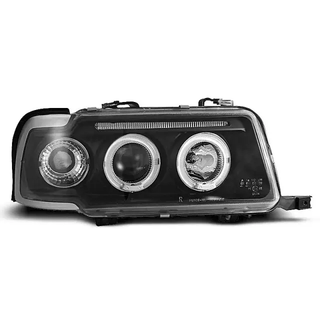 Commander Maintenant Phares Angel Eyes Noirs avant pour Audi 80 B4 09.91-04.96