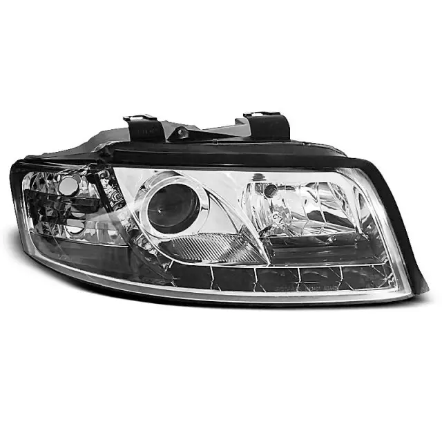 Phares de Jour Chrome Avant pour Audi A4 2000-2004 Prix Promo