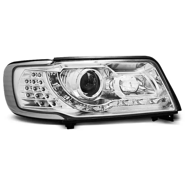 Certifié Phares de jour chrome avant pour Audi 100 C4 12.90-06.94
