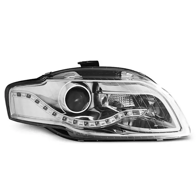 Certifié Phares De Jour Chrome Avant Pour Audi A4 B7 11.04-03.08