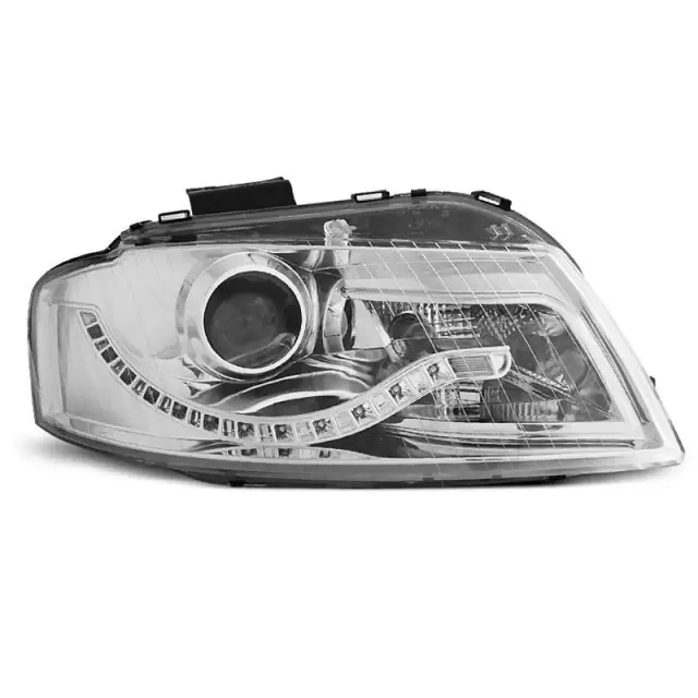 Phares de jour chrome avant pour Audi A3 8P 2005-2008 Réduction