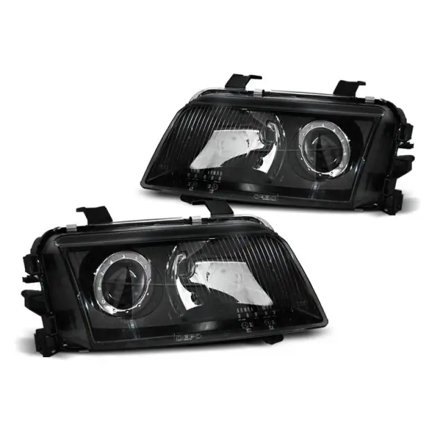 Solde Phares Noirs Avant pour Audi A4 1994-1998